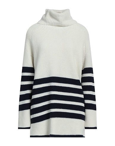 DANIELE FIESOLI Polo neck Ivory 100% Merino Wool
