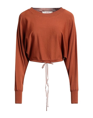 JUCCA Pullover Rostrot 65% Viskose, 35% Polyamid