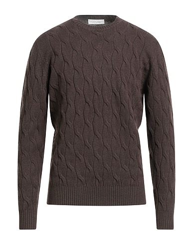 FILIPPO DE LAURENTIIS Pullover Cioccolato 90% Super 120s Lana, 10% Cachemire