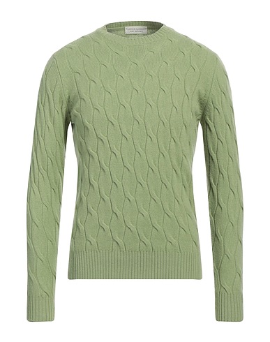 FILIPPO DE LAURENTIIS Jumper Sage green 90% Super 120s Wool, 10% Cashmere