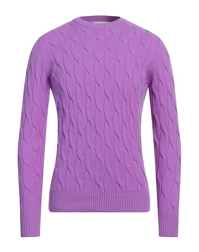 FILIPPO DE LAURENTIIS Jumper Mauve 90% Super 120s Wool, 10% Cashmere