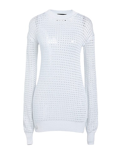 PHILIPP PLEIN Sweater Light grey 41% Acetate, 36% Viscose, 21% Polyester, 2% Polyamide