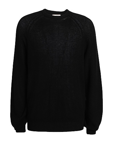 LANEUS Pullover Nero 100% Cotone