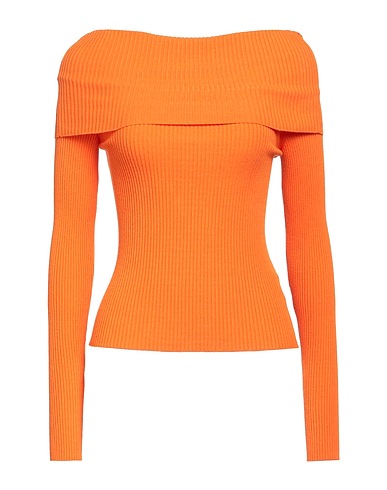 MSGM Pullover Arancione 70% Viscosa, 30% Poliestere