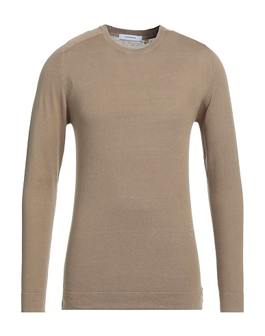 GAZZARRINI Jumper Light brown 100% Cotton