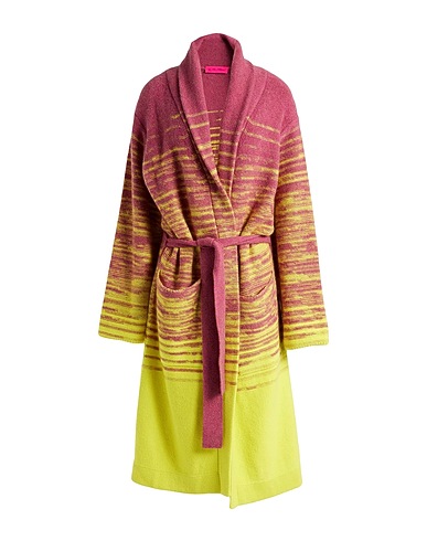 THE ELDER STATESMAN Cardigan Mauve 100% Cashlama
