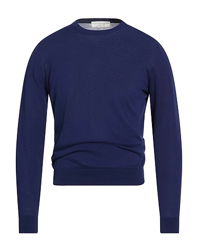 FILIPPO DE LAURENTIIS Jumper Navy blue 100% Cotton