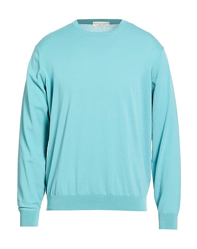 FILIPPO DE LAURENTIIS Sweater Light blue 100% Cotton