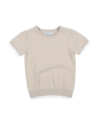 MANUEL RITZ Jumper Beige 100% Cotton