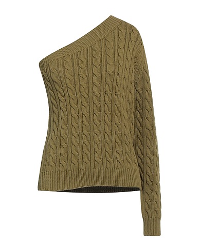 MICHAEL MICHAEL KORS Свитер Зелёный милитари 75% Хлопок, 25% Нейлон