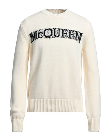 MCQUEEN Sweater Ivory 100% Cotton