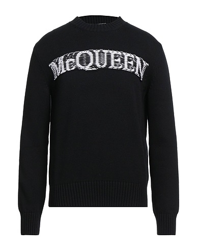 MCQUEEN Sweater Black 100% Cotton