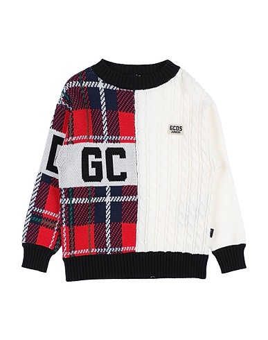 GCDS MINI Jumper Ivory 100% Cotton