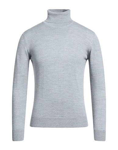 SPADALONGA Rollkragenpullover Hellgrau 50% Merinowolle, 50% Acryl