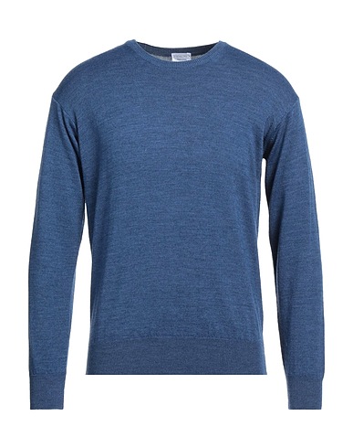 SPADALONGA Jumper Slate blue 50% Wool, 50% Acrylic