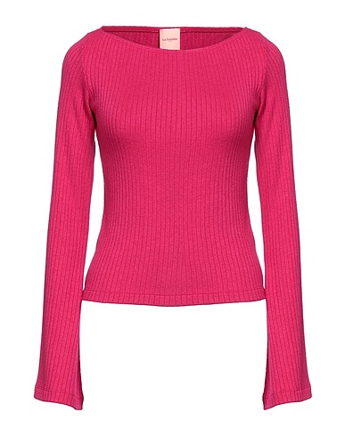 LA SEMAINE Paris Sweater Fuchsia 48% Viscose, 29% Polyester, 19% Polyamide, 4% Elastane