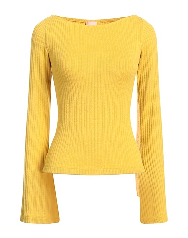 LA SEMAINE Paris Jumper Marigold 48% Viscose, 29% Polyester, 19% Polyamide, 4% Elastane