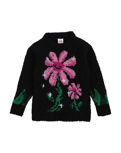 GCDS MINI Sweater Black 61% Acrylic, 21% Wool, 18% Polyester, Polyamide