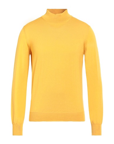 GRAN SASSO Turtleneck Yellow 100% Virgin Wool