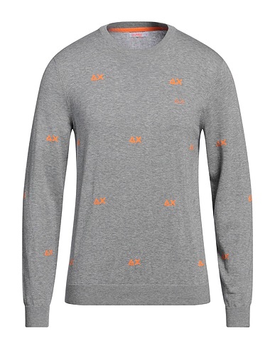SUN 68 Pullover Grigio chiaro 100% Cotone