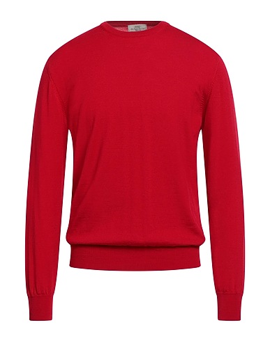 ABKOST Pullover Rot 100% Schurwolle