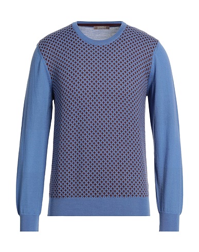 ANDREA FENZI Jumper Light blue 100% Wool