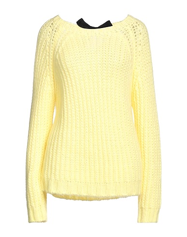 REDValentino Sweater Yellow 39% Acrylic, 29% Mohair wool, 22% Polyamide, 10% Polyester