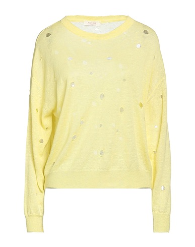 ZANONE Pullover BY SLOWEAR Verde lime 64% Lino, 36% Cotone