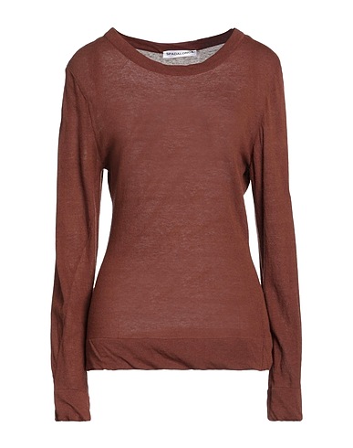 SPADALONGA Jumper Brown 100% Virgin Wool