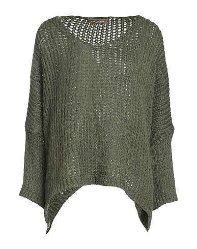 SPADALONGA Pullover Verde scuro 45% Acrilico, 25% Poliammide, 17% Viscosa, 11% Lana, 2% Cachemire