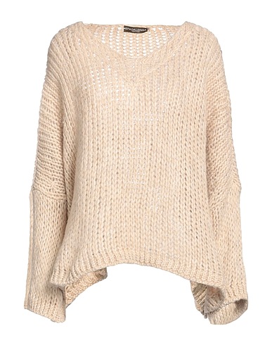 SPADALONGA Jumper Beige 45% Acrylic, 25% Polyamide, 17% Viscose, 11% Wool, 2% Cashmere