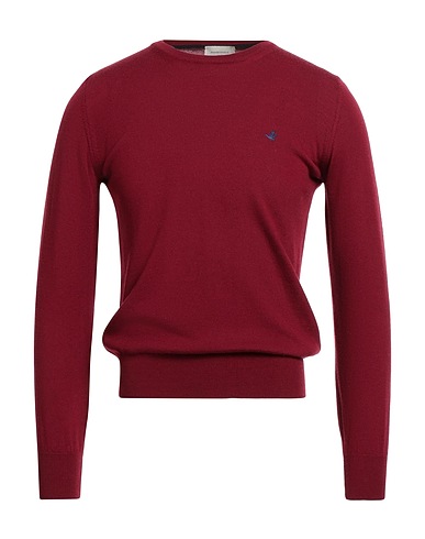 BROOKSFIELD Sweater Burgundy 100% Virgin Wool