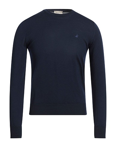 BROOKSFIELD Jumper Midnight blue 100% Virgin Wool