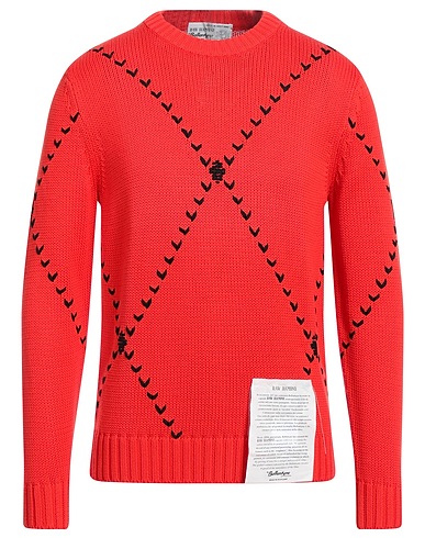 BALLANTYNE of PEEBLES Sweater Red 100% Cotton
