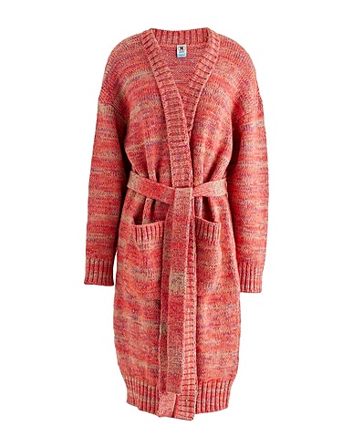 M MISSONI Cardigan Salmon pink 59% Cotton, 17% Polyamide, 14% Wool, 6% Cashmere, 4% Polyester