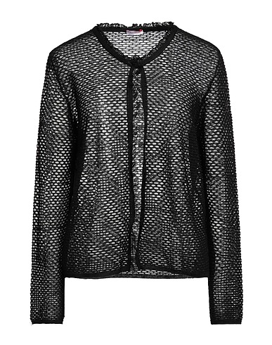 ROSSOPURO Cardigan Black 80% Linen, 20% Polyester