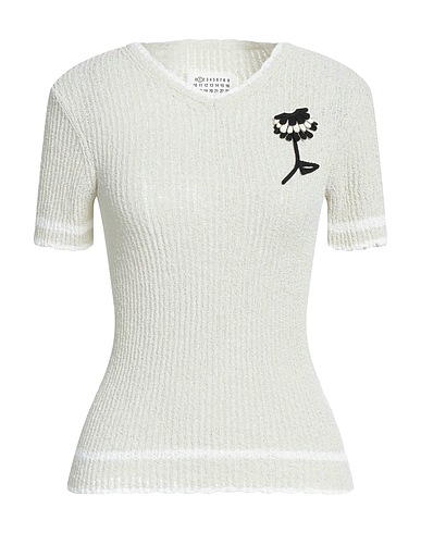 MAISON MARGIELA Sweater Ivory 56% Viscose, 44% Polyamide