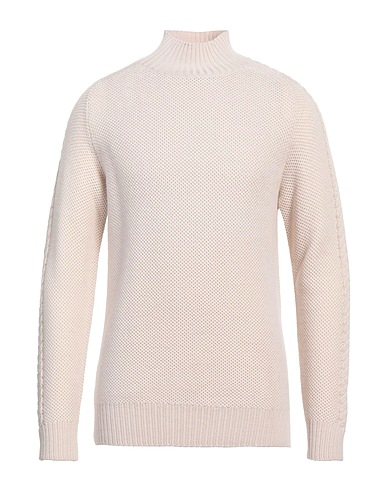 BROOKSFIELD Polo neck Off white 50% Acrylic, 50% Wool