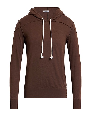 PAOLO PECORA Sweater Brown 100% Cotton