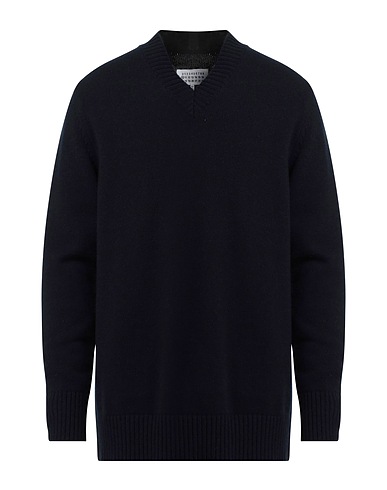 MAISON MARGIELA Sweater Midnight blue 100% Wool