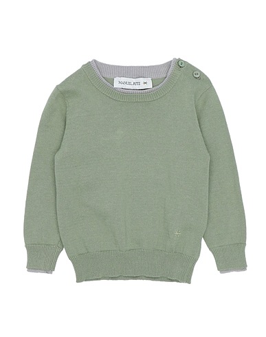 MANUEL RITZ Jumper Military green 100% Cotton