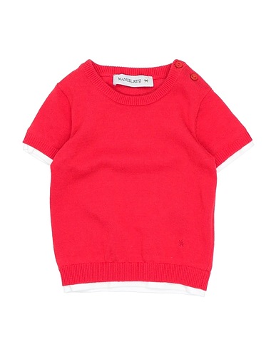 MANUEL RITZ Jumper Red 100% Cotton