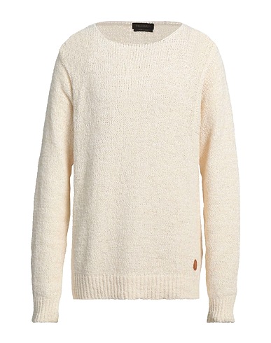 TRUSSARDI Sweater Ivory 77% Cotton, 23% Polyamide