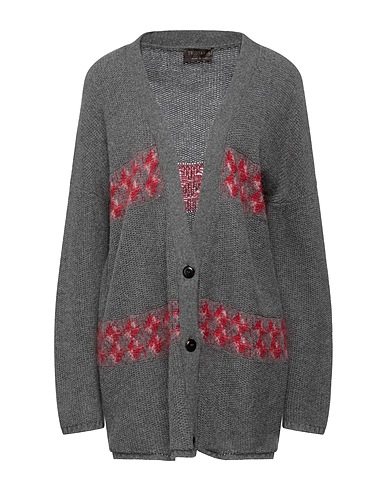 TRUSSARDI Cardigan Lead 96% Virgin Wool, 3% Mohair wool, 1% Polyamide