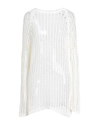 LANEUS Short dress Ivory 100% Cotton