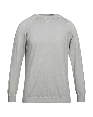 GREY DANIELE ALESSANDRINI Pullover Hellgrau 100% Baumwolle