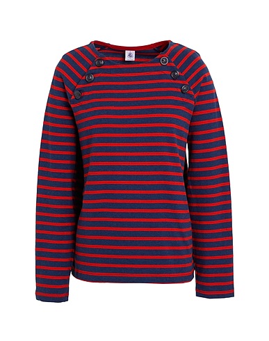 PETIT BATEAU T-Shirt Rot 100% Baumwolle