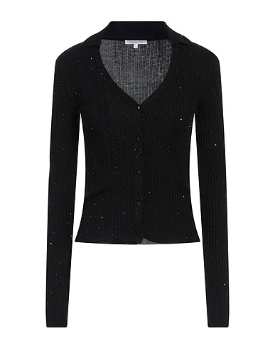 PATRIZIA PEPE Cardigan Nero 44% Poliestere, 29% Lana, 20% Acrilico, 7% Poliammide