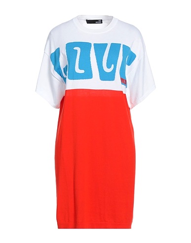 LOVE MOSCHINO Short dress Red 100% Cotton