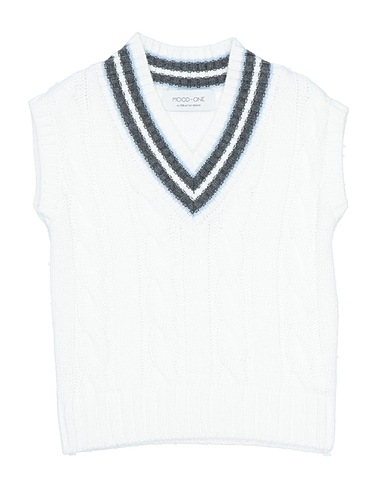 MOOD_ONE Sleeveless sweater White 100% Acrylic